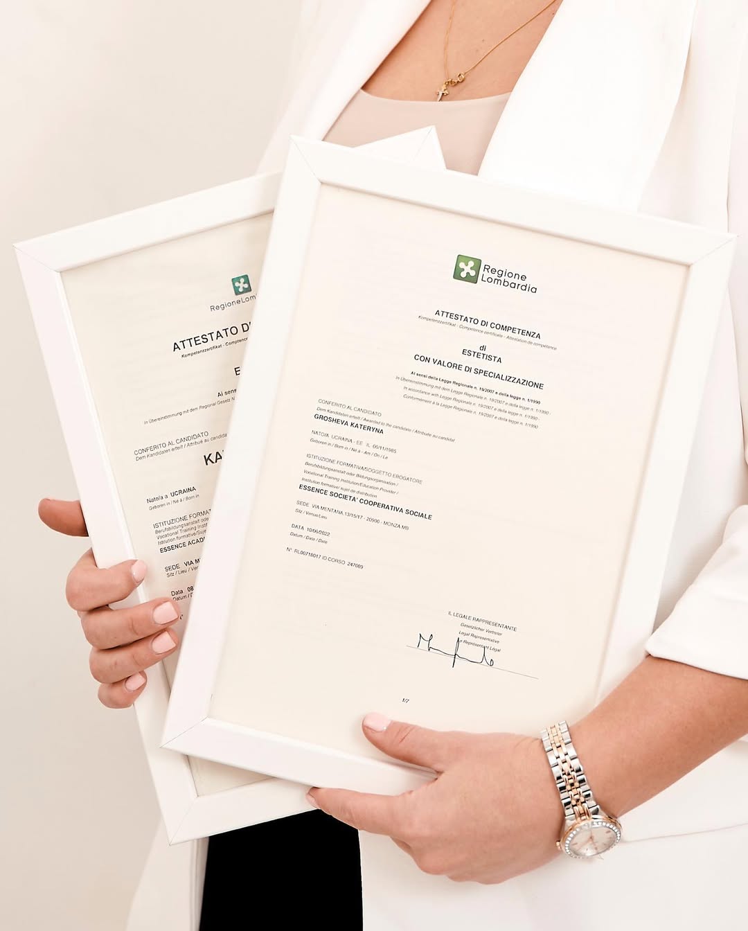 Attestato di competenza — Regione Lombardia